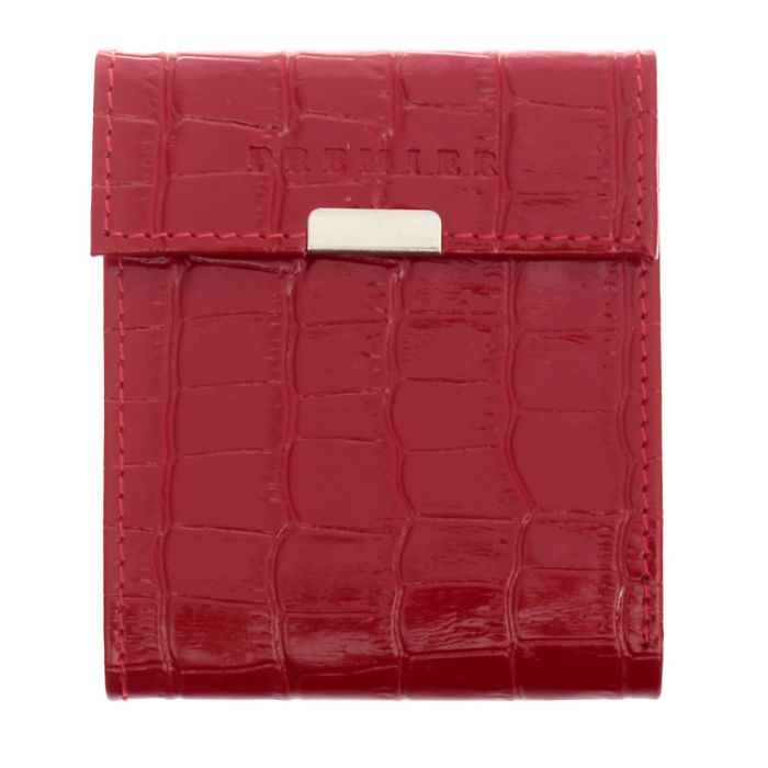 Портмоне, 1 отдел для купюр, для кредитных карт, цвет красный