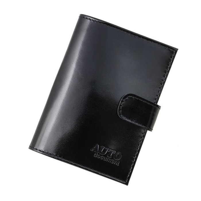 Обложка для автодокументов, цвет чёрный