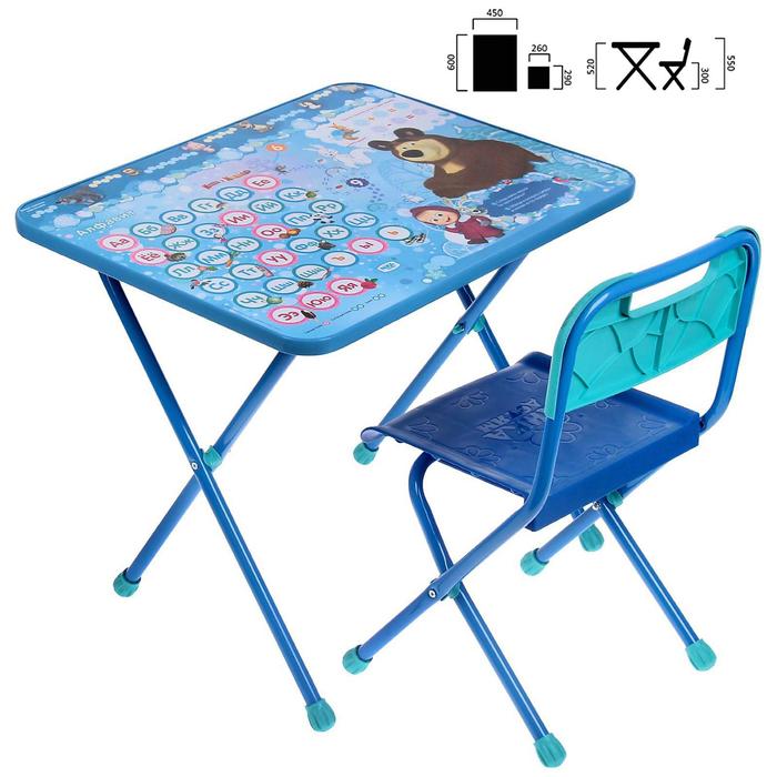 Набор мебели "Азбука4: Маша и медведь"