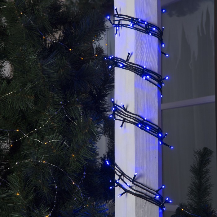 Гирлянда "Метраж" улич. УМС, 5х20 м, Н.Т., LED-1000-24В,, синий ДЕФЕКТ УПАКОВКИ