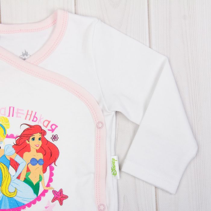 Распашонка детская "Принцесса", рост 74-80 см, 9-12 мес (26 р-р), 100% хл., интерлок