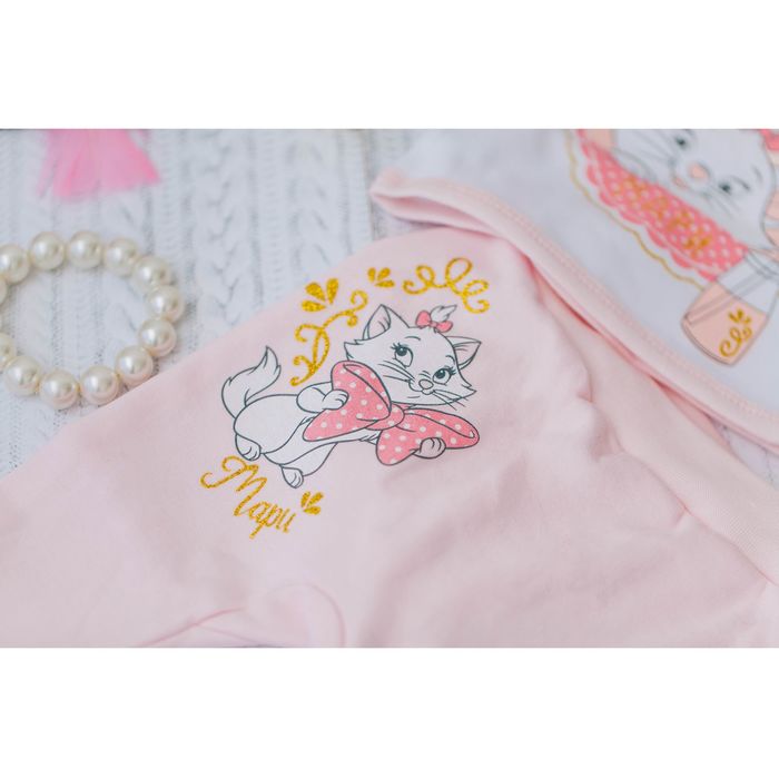 Ползунки детские "Милашка", Кошечка Мари, рост 68-74 см, 6-9 мес (24 р-р), 100% хл., интерлок