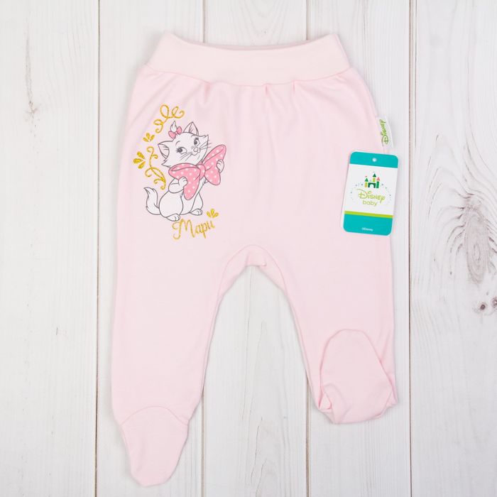 Ползунки детские "Милашка", Кошечка Мари, рост 74-80 см, 9-12 мес (26 р-р), 100% хл., интерлок