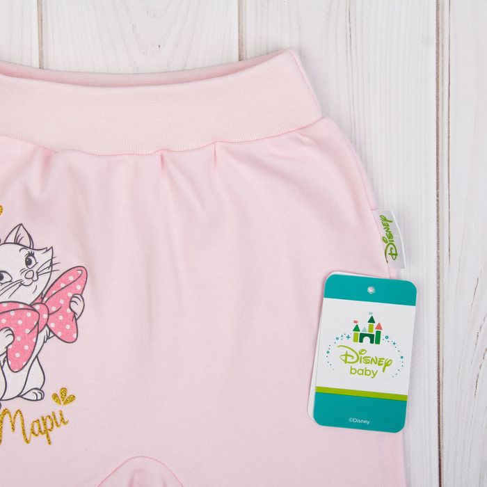 Ползунки детские "Милашка", Кошечка Мари, рост 74-80 см, 9-12 мес (26 р-р), 100% хл., интерлок