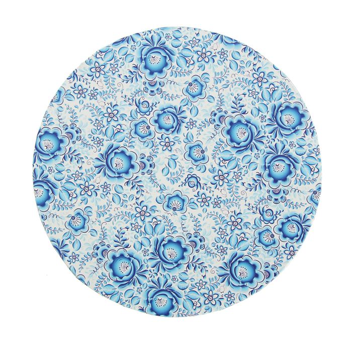 Набор коробок 4в1 "Голубые цветы" 23 х 23 х 16 - 13,5 х 13,5 х 8 см