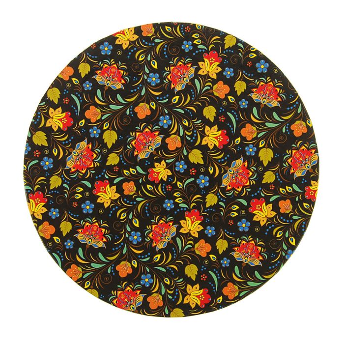 Набор коробок 4в1 "Цветы на чёрном", 23 х 23 х 16 - 13,5 х 13,5 х 8 см