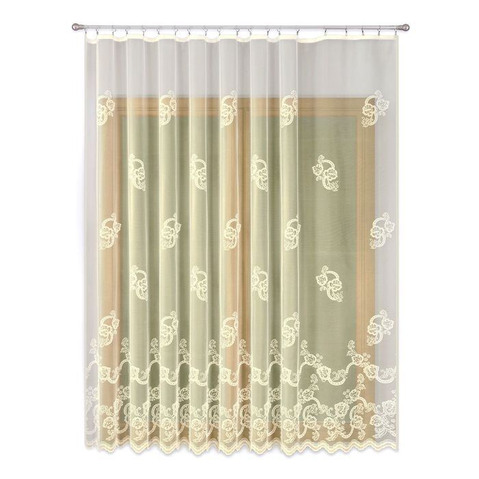 Тюль 1110095, ш 200 x в 260 см , кремовый