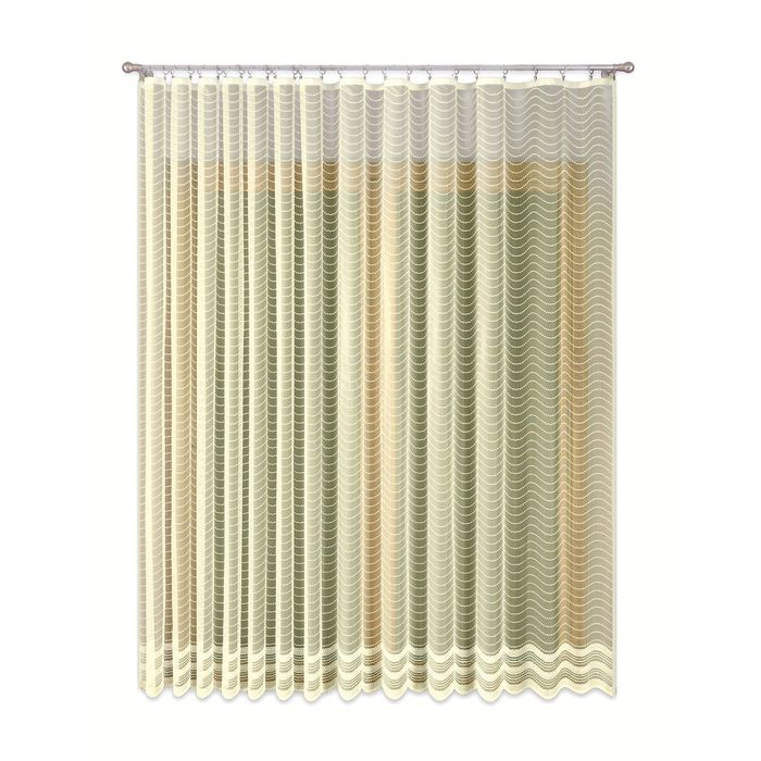 Тюль (400x250 см), 100% полиэстер, кремовый (1110120)