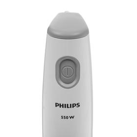 

Блендер Philips HR 1608/00, погружной, 550 Вт, 0.3/0.5 л, 1 скорость, белый