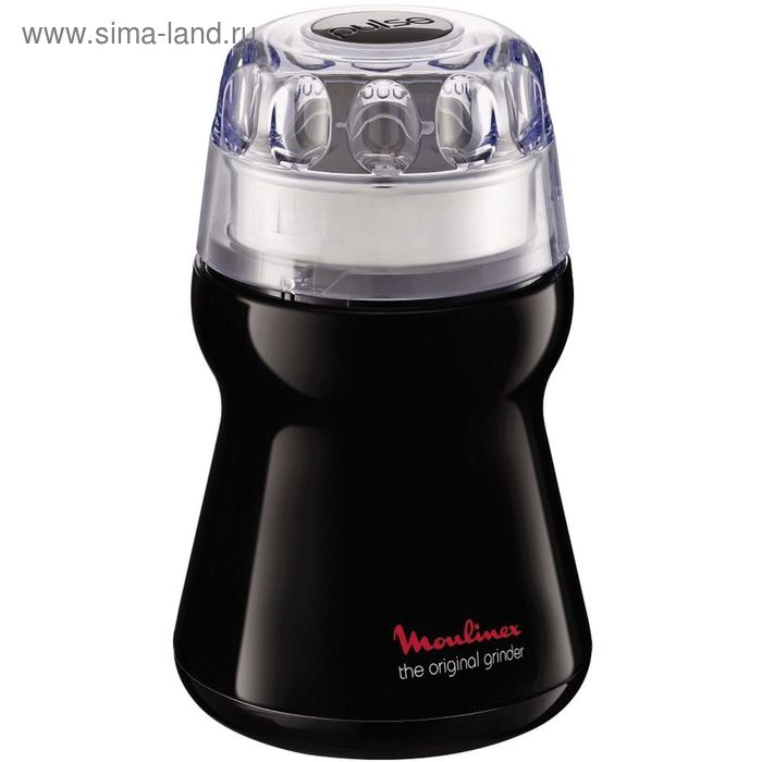 Кофемолка Moulinex AR110830, электрическая, ножевая, 180 Вт, 50 г, чёрная