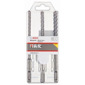 

Бур по бетону BOSCH 2608833912, SDS plus-5x, 3шт, 6/8/10 мм