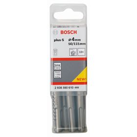 

Бур по бетону BOSCH 2608585610, SDS plus-5, 10шт. 4x50x115 мм