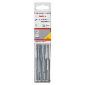 

Бур по бетону BOSCH 2608585615, SDS plus-5, 10шт. 5.5x100x165 мм
