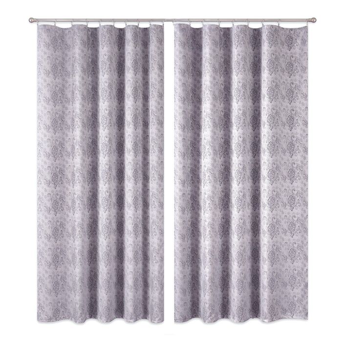 Комплект штор 1110022, ш 180 x в 270 см - 2 шт, серый