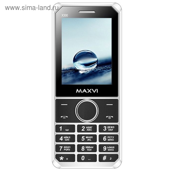 фото Сотовый телефон maxvi x300, 2 sim, черный