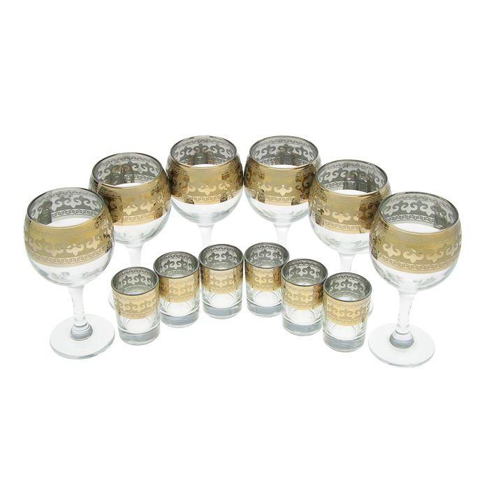 Мини-бар 12 предметов вино, византия, светлый 240/50 мл