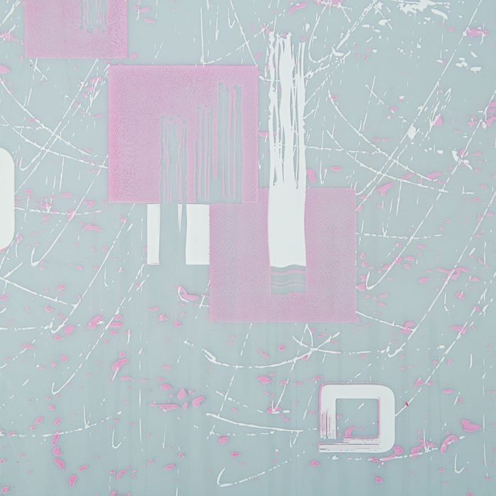 Пленка для цветов и подарков "Квадро" розовый 0.7 х 9 м, 40 мкм