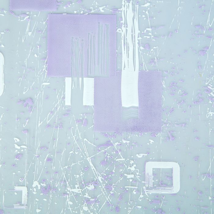 Пленка для цветов и подарков "Квадро" сиреневый 0.7 х 9 м, 40 мкм