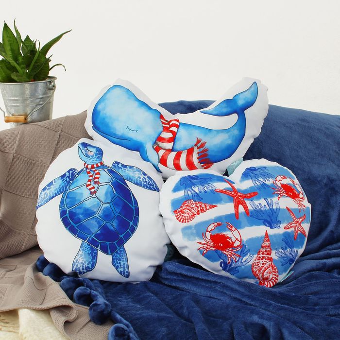 Подушка декоративная "Этель" Кит 35х50 см, п/э, наполнитель 250гр/м2