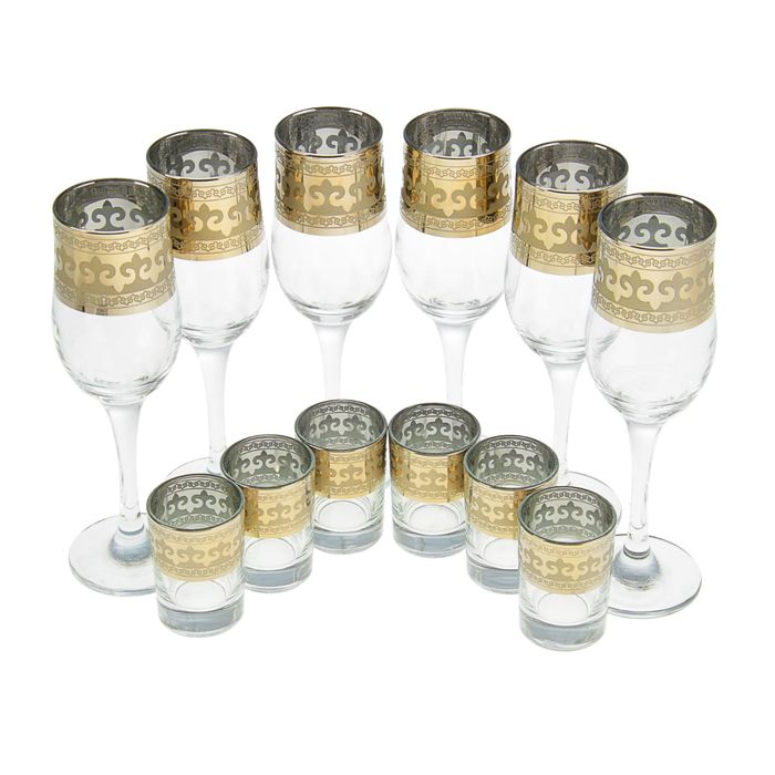 Мини-бар 12 предметов шампанское, византия, темный 200/50 мл