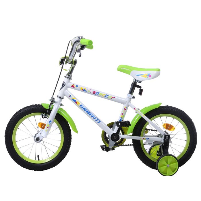 Велосипед 14" GRAFFITI Spector, 2017, цвет белый