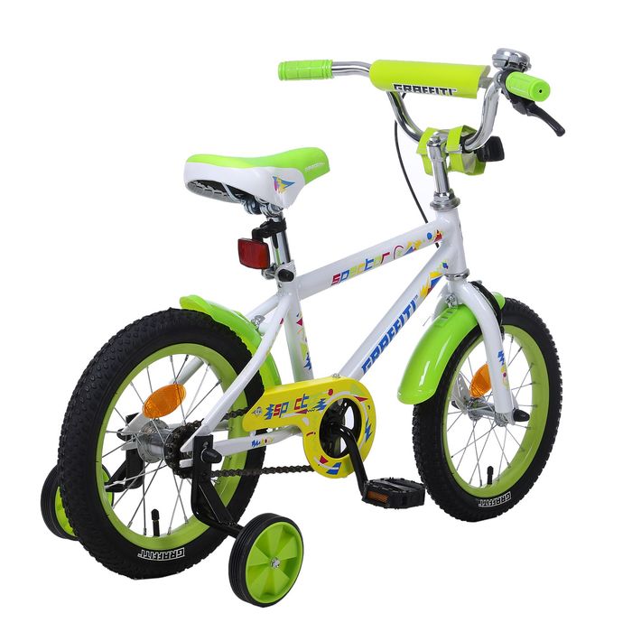 Велосипед 14" GRAFFITI Spector, 2017, цвет белый