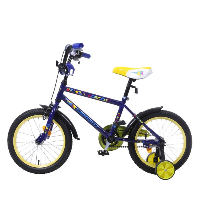 Велосипед 16" GRAFFITI Spector, 2017, цвет синий