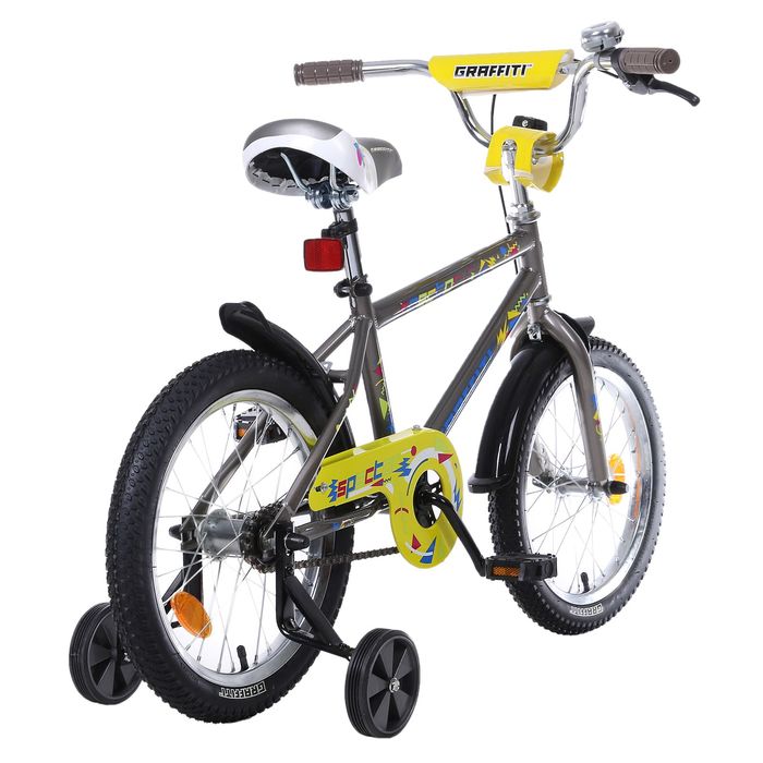 Велосипед 16" GRAFFITI Spector, 2017, цвет серый