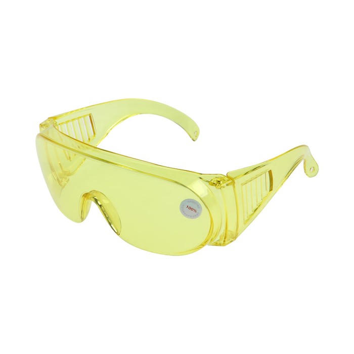 фото Очки защитные lom, желтые, открытого типа, ударопрочный материал