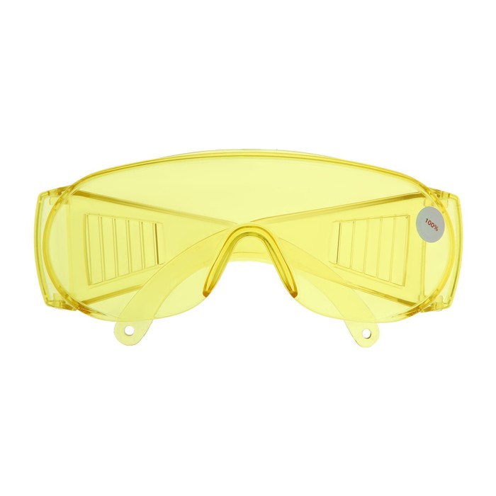 Очки защитные LOM, желтые, открытого типа, ударопрочный материал
