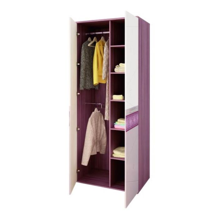 Шкаф двухдверный многофункциональный Розали 900х580х2250