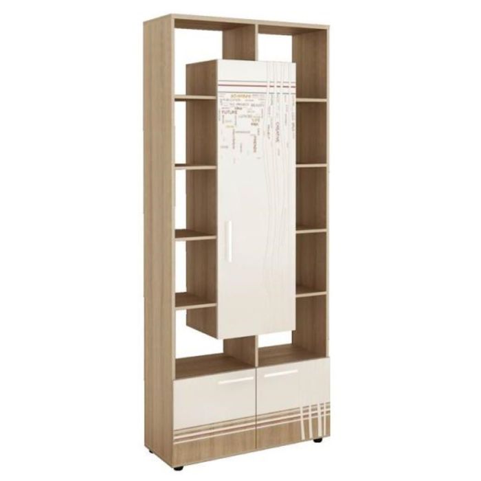 Полка-стеллаж для книг Бриз 900х370х2200