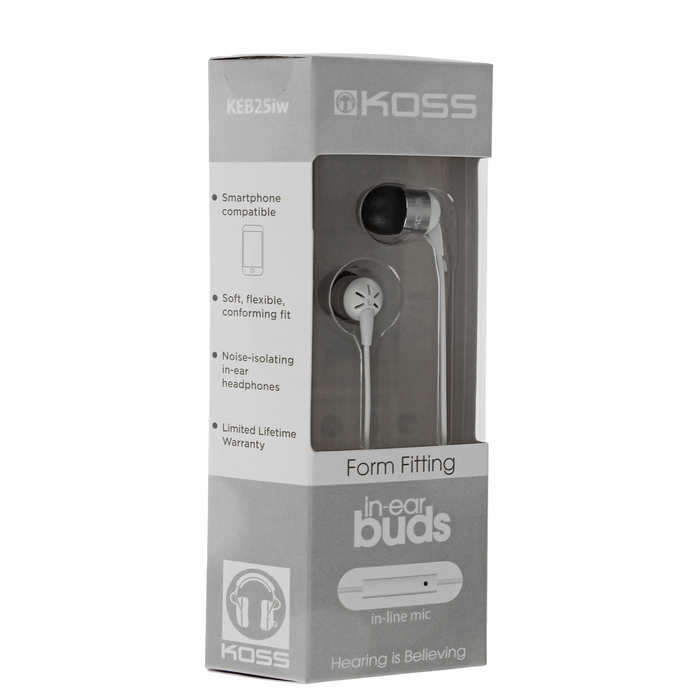 Наушники KOSS KEB25iW, белые