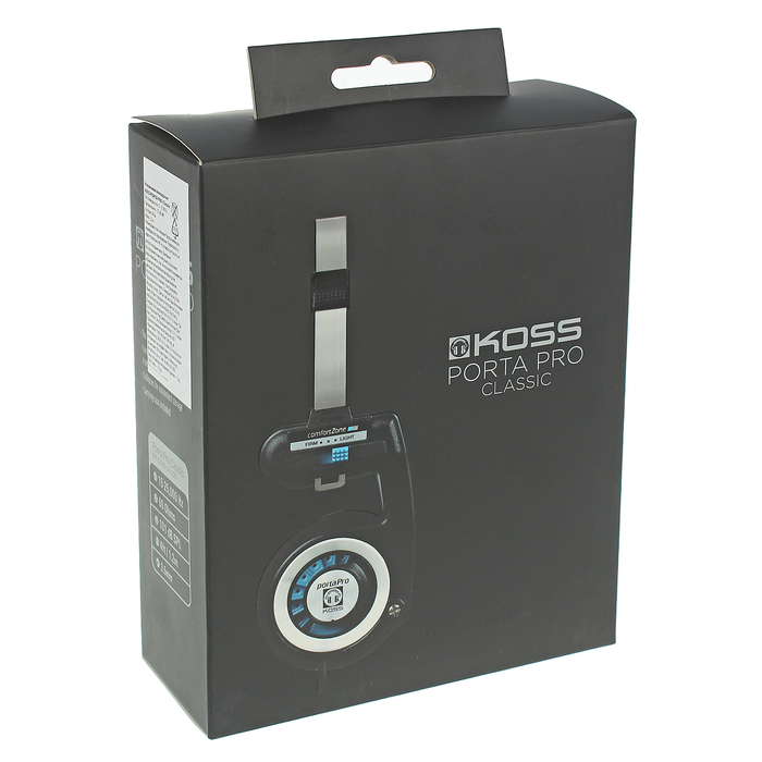 Наушники KOSS Porta Pro Classic, полноразмерные, черно-серебристые