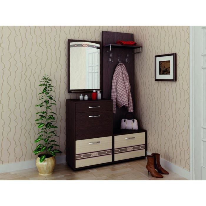 Панель с крючками комбинированная Триумф 600х380х2140