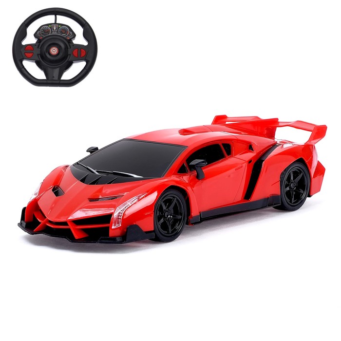 Машина радиоуправляемая "Гоночное купе", работает от батареек