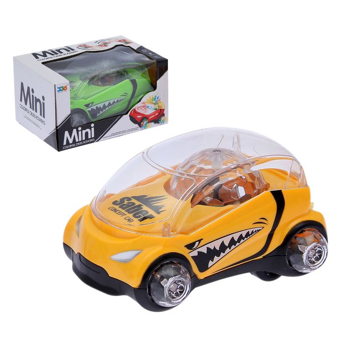 Машина "Мини", работает от батареек, световые и звуковые эффекты, цвета МИКС