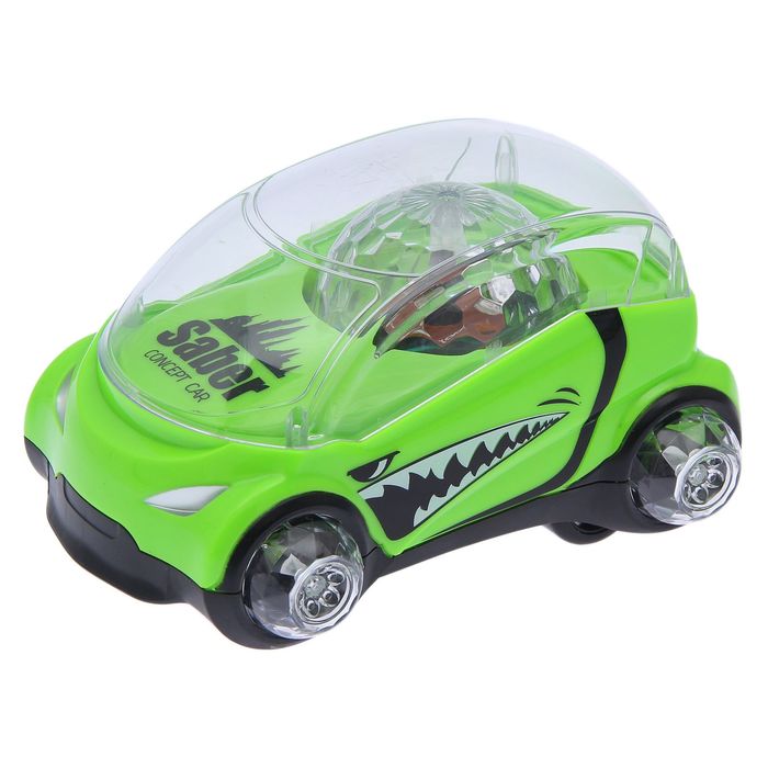 Машина "Мини", работает от батареек, световые и звуковые эффекты, цвета МИКС