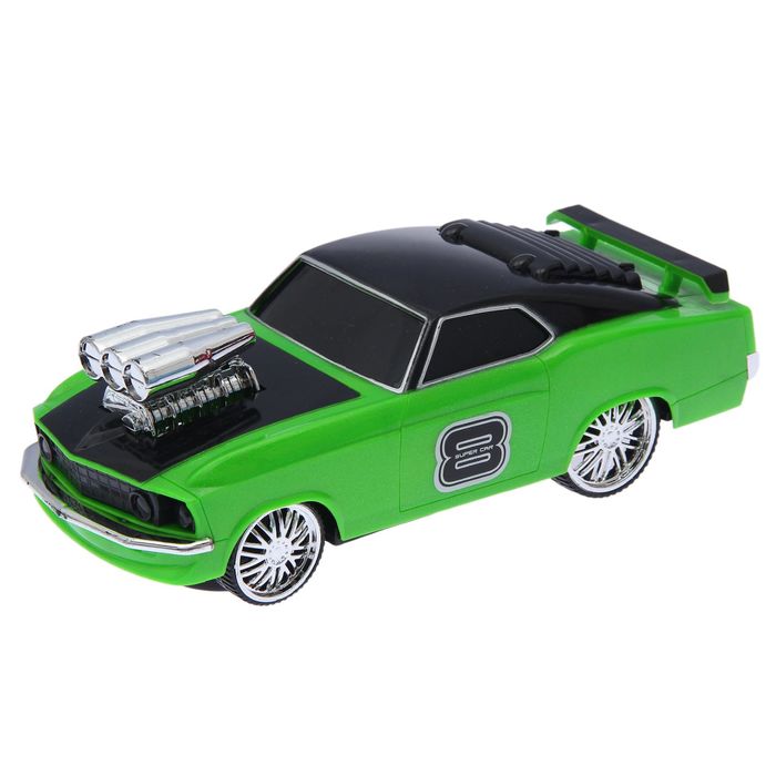 Машина "Уличные гонки", работает от батареек, световые и звуковые эффекты, цвета МИКС