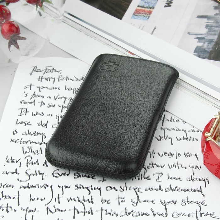 Чехол Time для телефона, с ремешком, размер 19, 52x108x13 мм, цвет чёрный