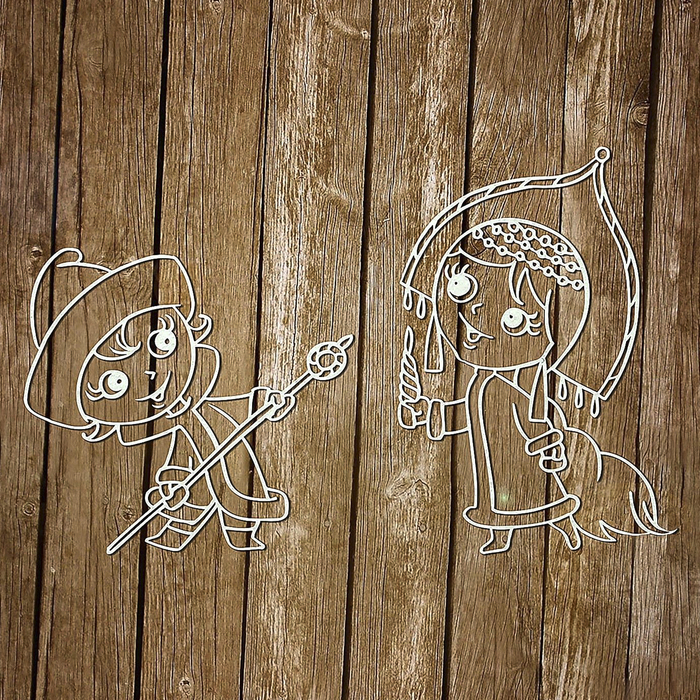 Чипборд картон &quot;Королевишна&quot; толщ.0,9-1,15 мм,  4,5х4 и 5,5х4 см