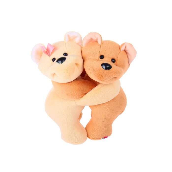 Мягкая игрушка "Мишки Валентинки", 22 см