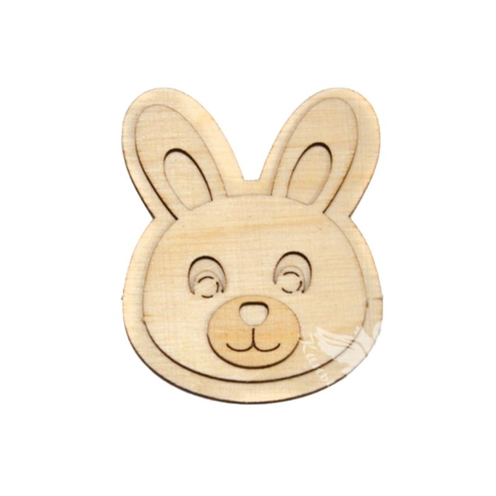 Заготовка под брошь "Зайка"