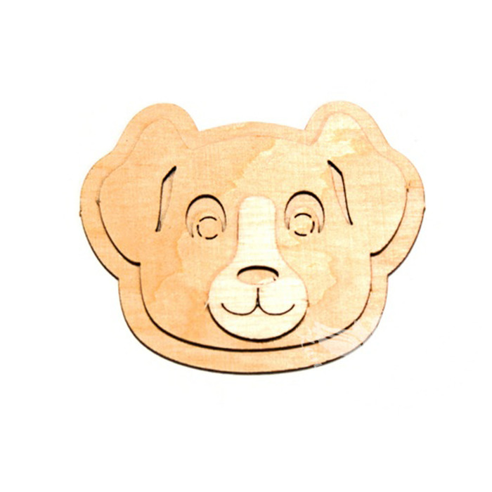 Заготовка под брошь "Собачка"