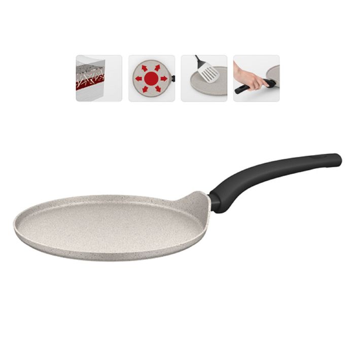 Сковорода блинная с антипригарным покрытием, 25 см MARMIA