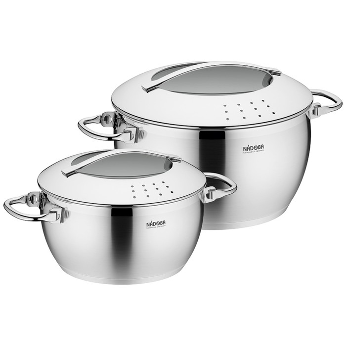 Набор кастрюль со стеклянными крыш-ками, 4 пр. MARUSKA