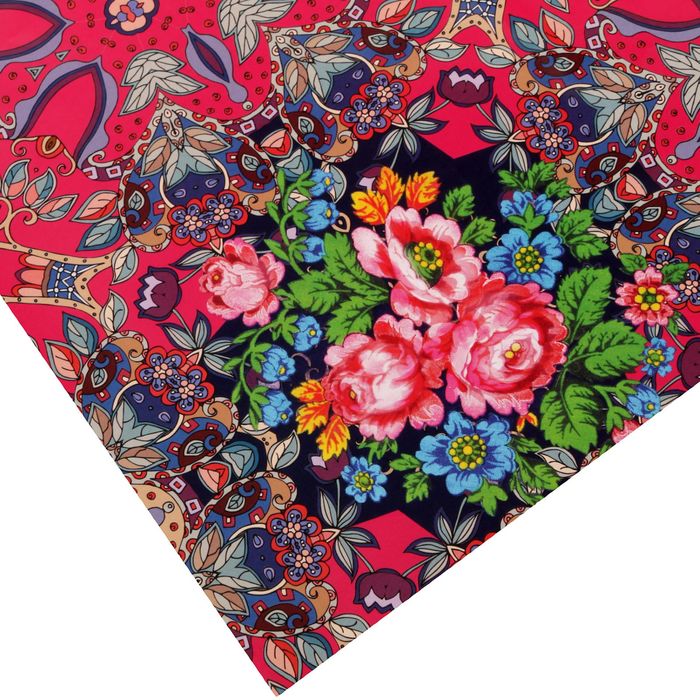 Бумага упаковочная глянцевая "Русский платок", 70 х 100 см