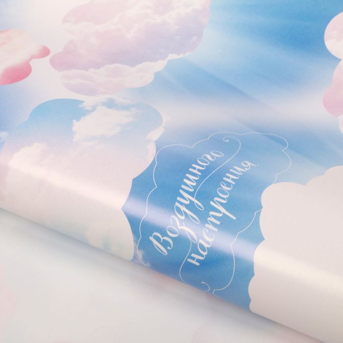 Бумага упаковочная глянцевая "Воздушного настроения", 70 х 100 см