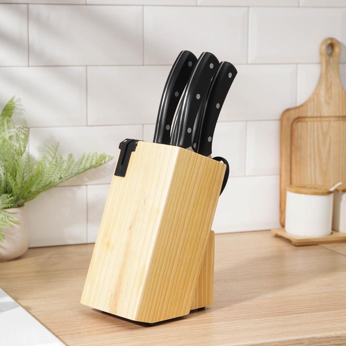 Набор кухонных ножей Nadoba Helga, 5 шт: 9 см, 12.5 набор из 3 кухонных ножей nadoba haruto 723521