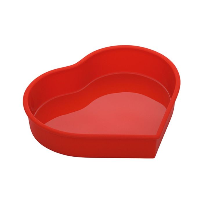 Форма для выпечки в виде сердца, силиконовая, 24,5x22x4,6 см MÍLA